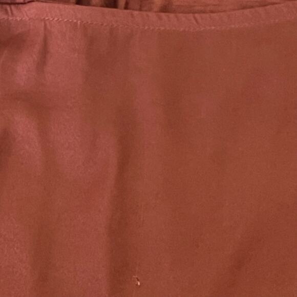 Dolan Left Coast Collection Brown Baby Doll Top with 3/4 Length Sleeves Small - Picture 7 of 11